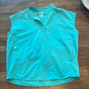 Figs Women's Teal Sleeveless Top